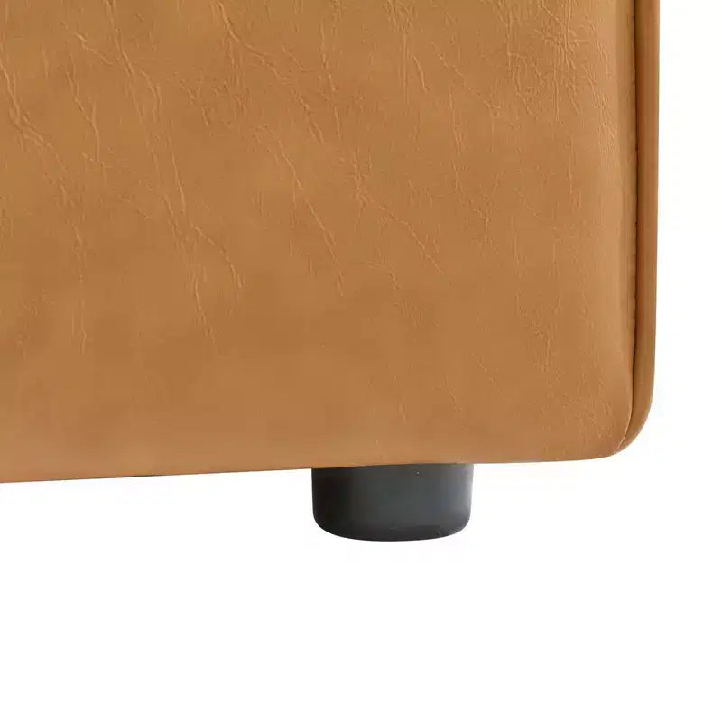 Mingle Vegan Leather Armless Chair - Modway