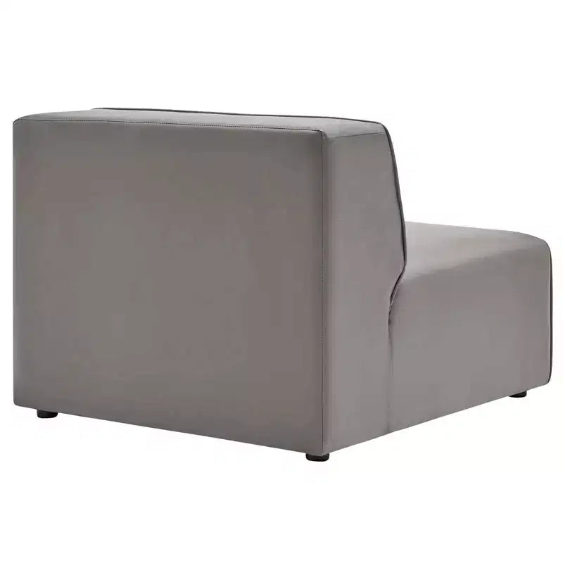 Mingle Vegan Leather Armless Chair - Modway