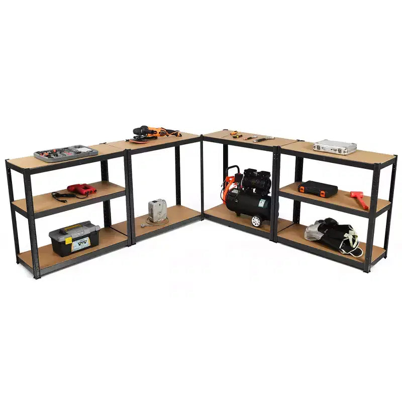 Costway 2PCS 72'' Heavy Duty Storage Shelf Steel Metal Garage Rack 5 Level Adjustable