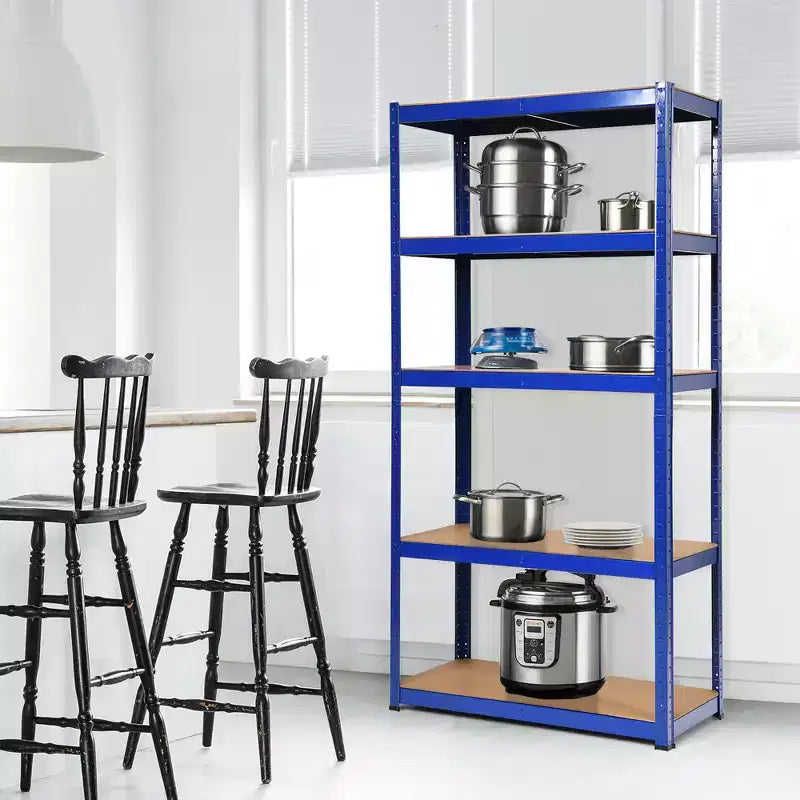 Costway 2PCS 72'' Heavy Duty Storage Shelf Steel Metal Garage Rack 5 Level Adjustable