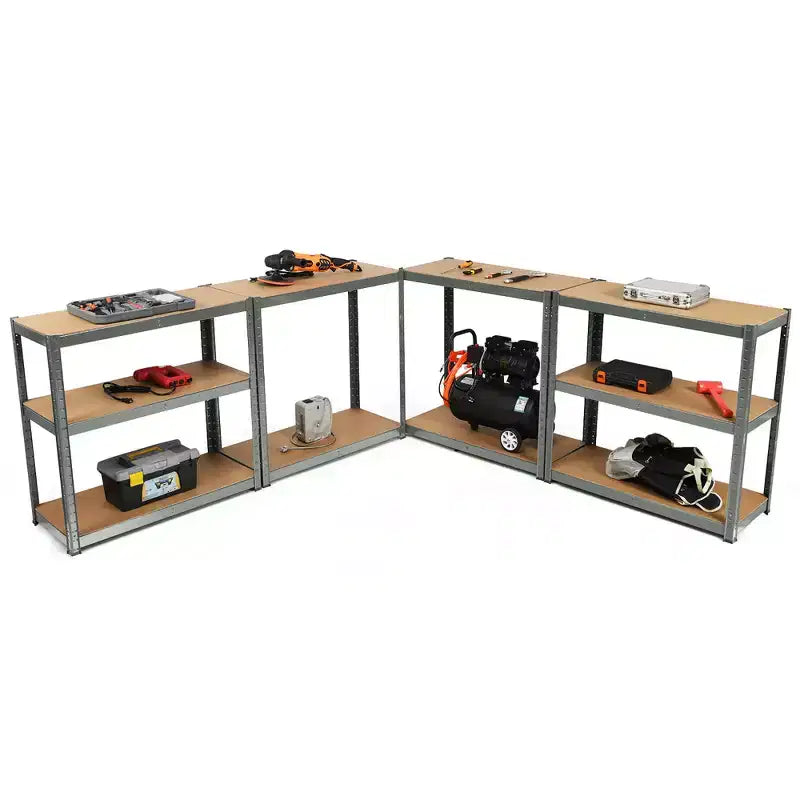 Costway 2PCS 72'' Heavy Duty Storage Shelf Steel Metal Garage Rack 5 Level Adjustable