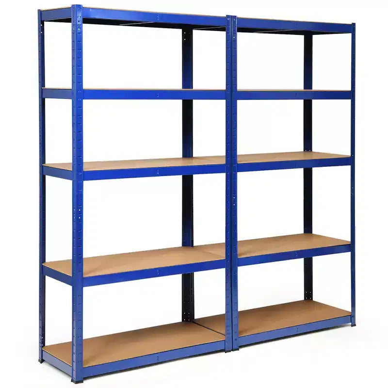 Costway 2PCS 72'' Heavy Duty Storage Shelf Steel Metal Garage Rack 5 Level Adjustable
