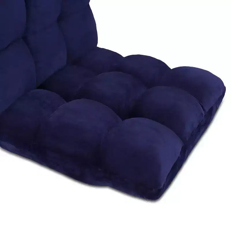 BirdRock Home Adjustable 14-Position Memory Foam Floor Chair - Blue