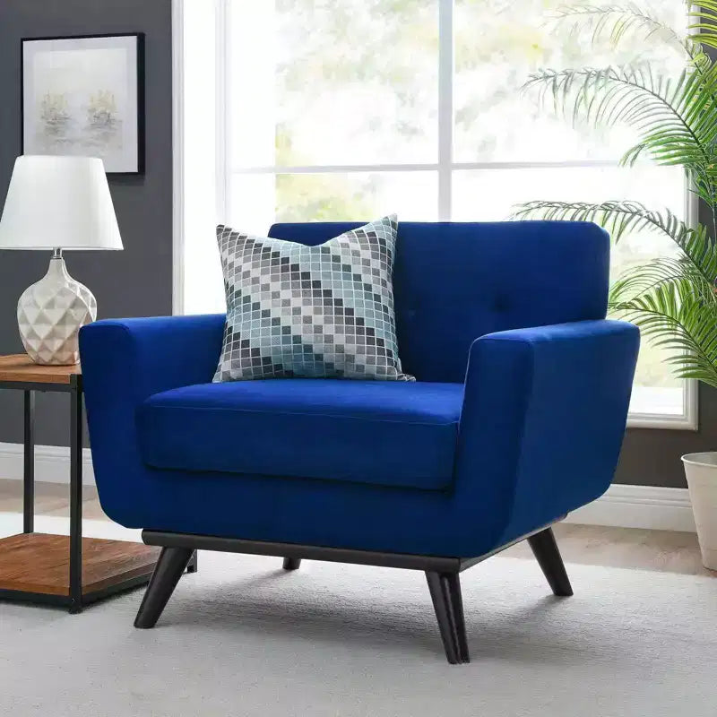 Engage Performance Velvet Armchair - Modway