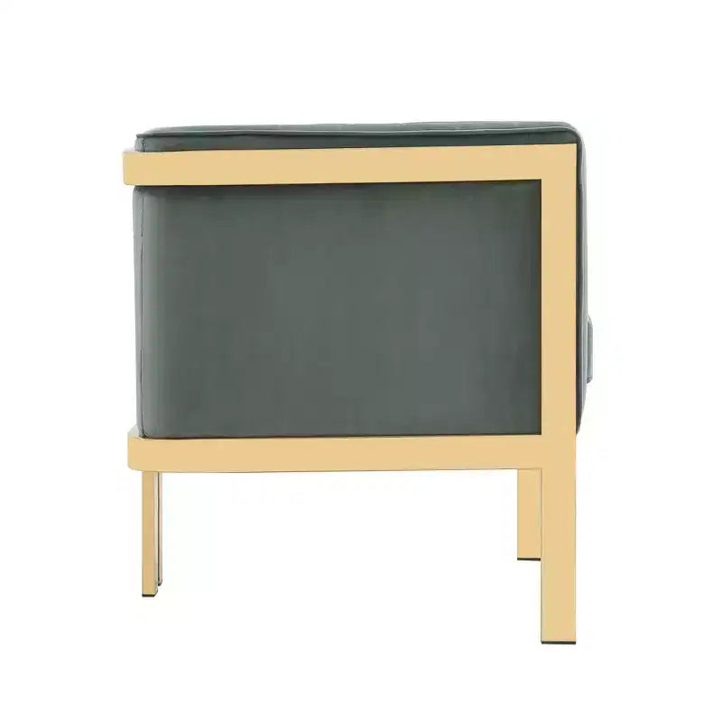 Lot de 2 fauteuils d'appoint en velours