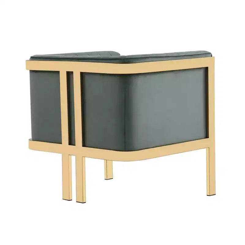 Lot de 2 fauteuils d'appoint en velours