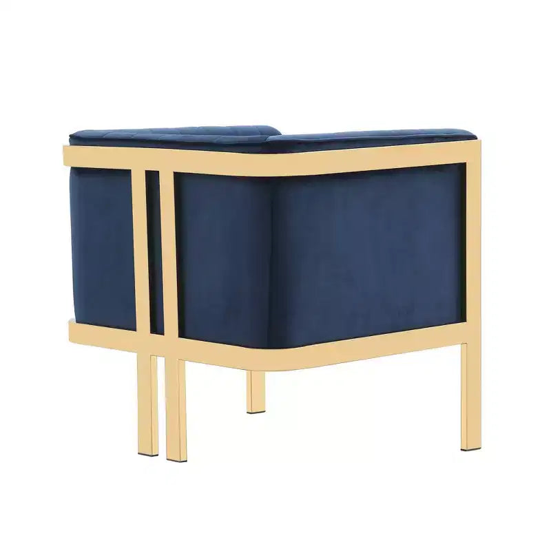 Lot de 2 fauteuils d'appoint en velours