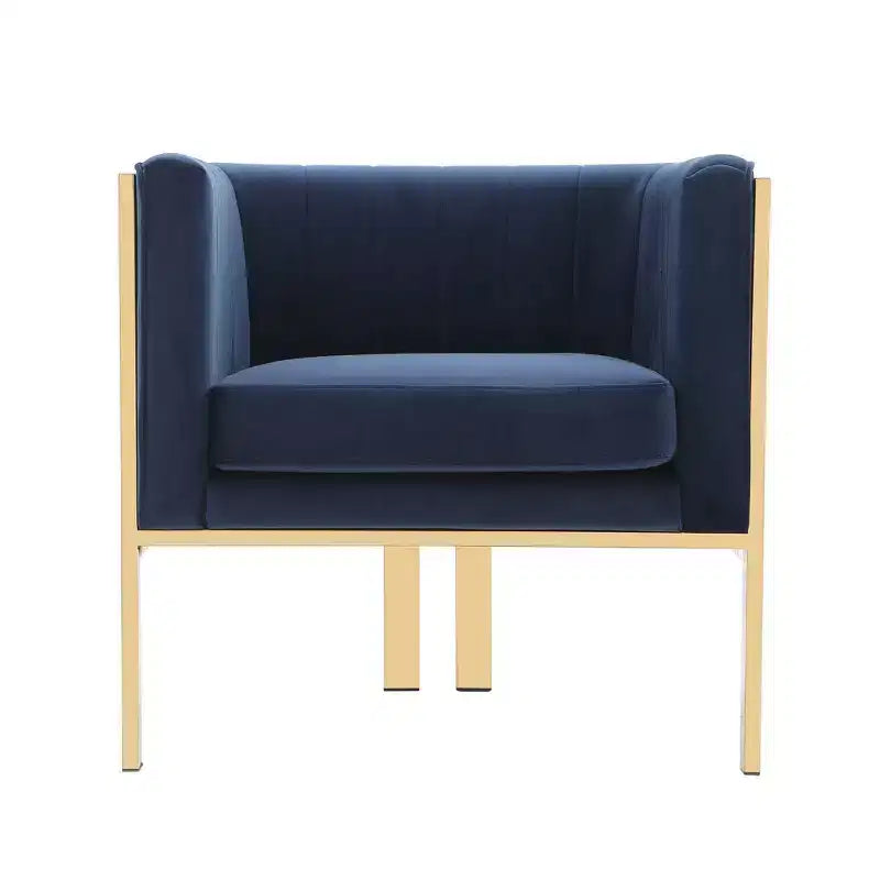 Lot de 2 fauteuils d'appoint en velours