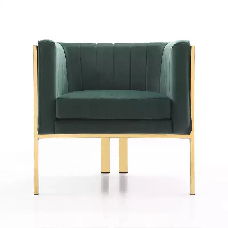 Lot de 2 fauteuils d'appoint en velours