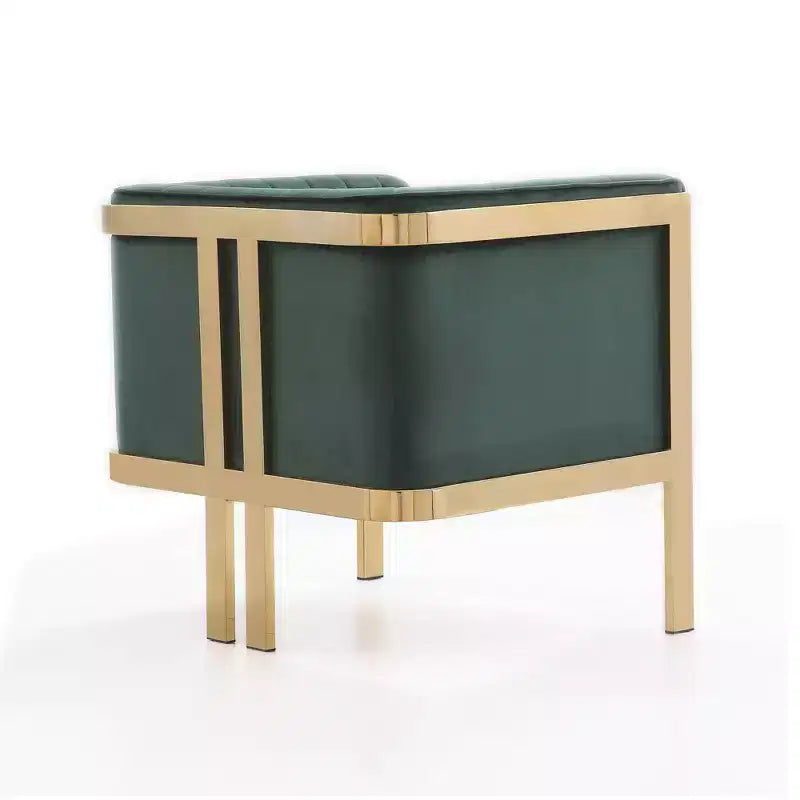 Lot de 2 fauteuils d'appoint en velours