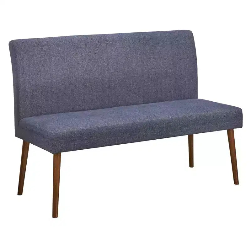Banc de salle à manger capitonné moderne du milieu du siècle