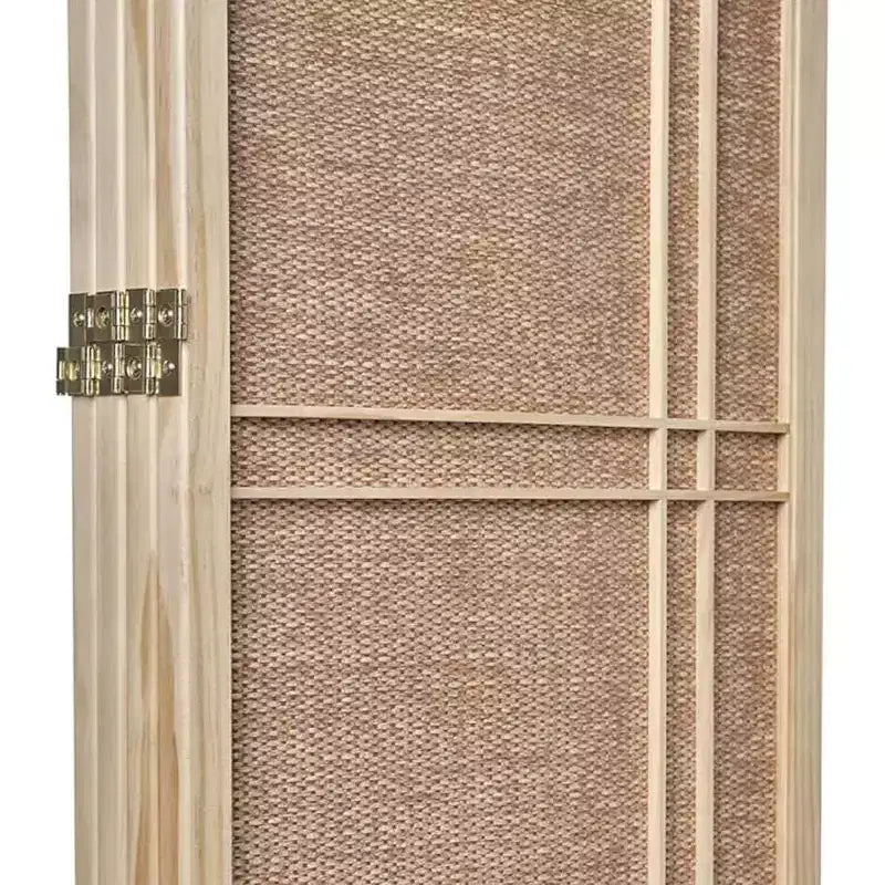 Séparateur de pièce d'intimité avec insert en rotin canné