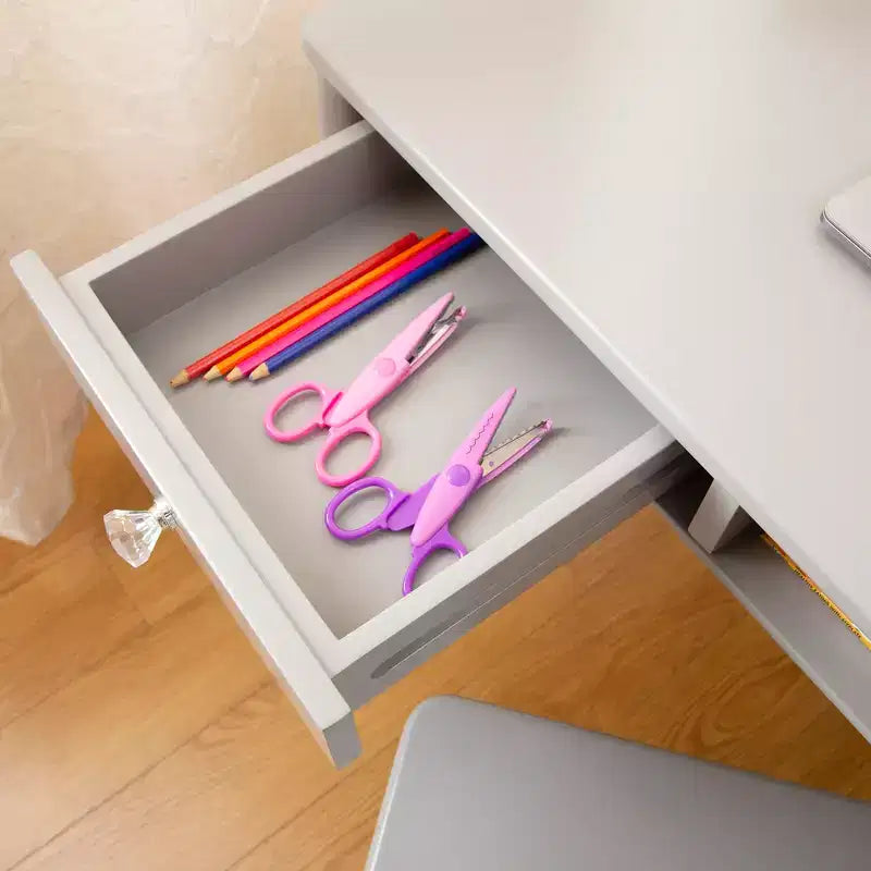 Ensemble Bureau et Chaise pour Enfants : Table d'Étude en Bois avec Tiroir de Rangement et Chaise pour Filles | Ensemble Bureau pour Chambre d'Enfants