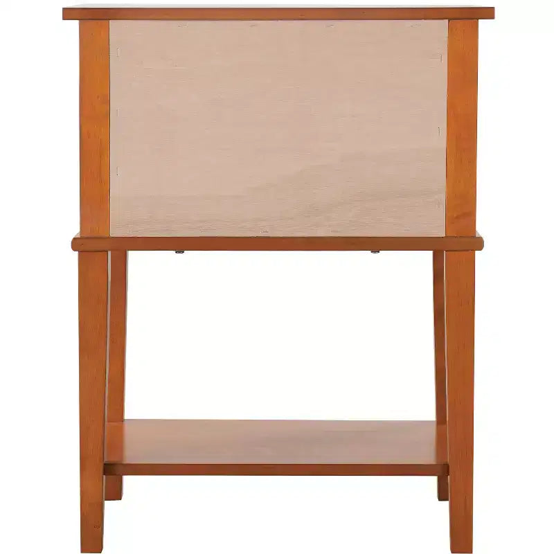 Table de chevet à 2 tiroirs (71,12 cm H x 55,88 cm L x 40,64 cm P)