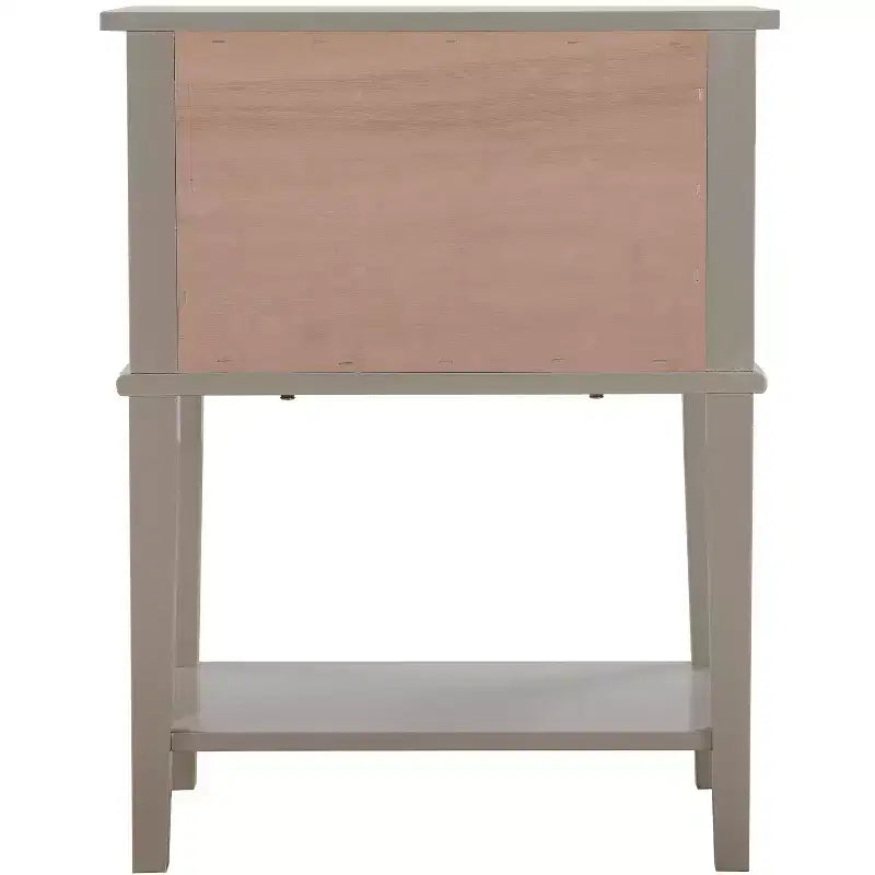 Table de chevet à 2 tiroirs (71,12 cm H x 55,88 cm L x 40,64 cm P)