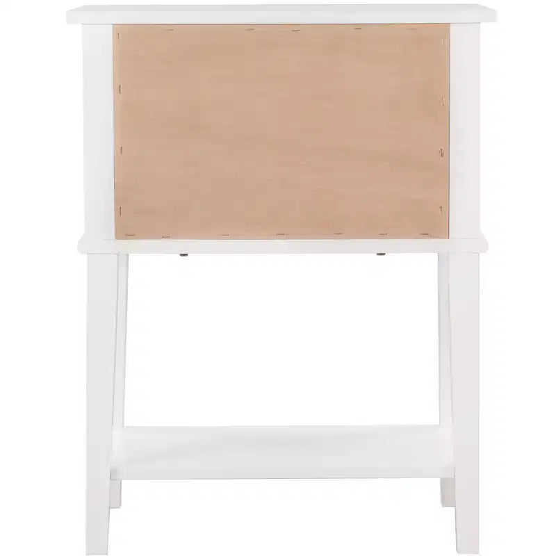 Table de chevet à 2 tiroirs (71,12 cm H x 55,88 cm L x 40,64 cm P)