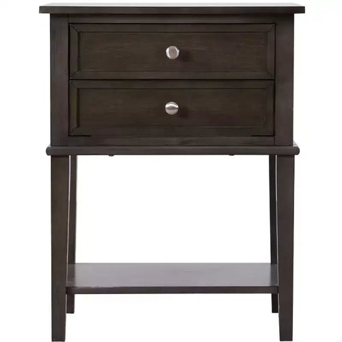 Passion Furniture Newton 2-Drawer Nightstand (28 in. H x 22 in. W x 16 in. D)