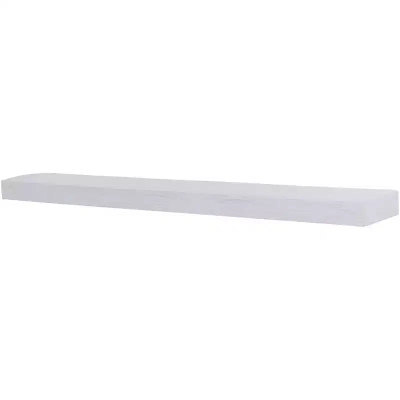 Modern Ember Vara Wood Mantel Shelf - Features Knots and Natural Distresssing