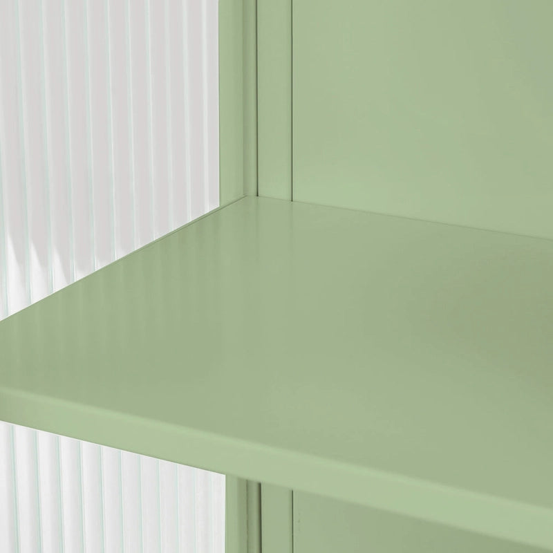23.62Glass Doors Modern Two-door Wall Cabinet