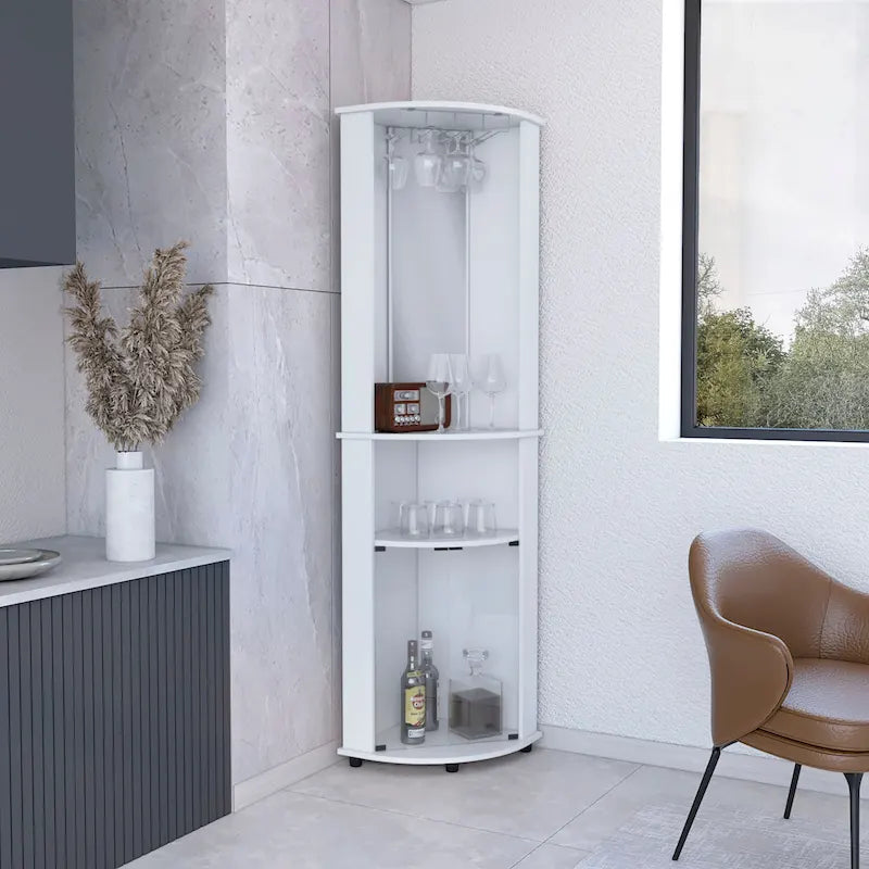 Chicago Corner Bar Cabinet