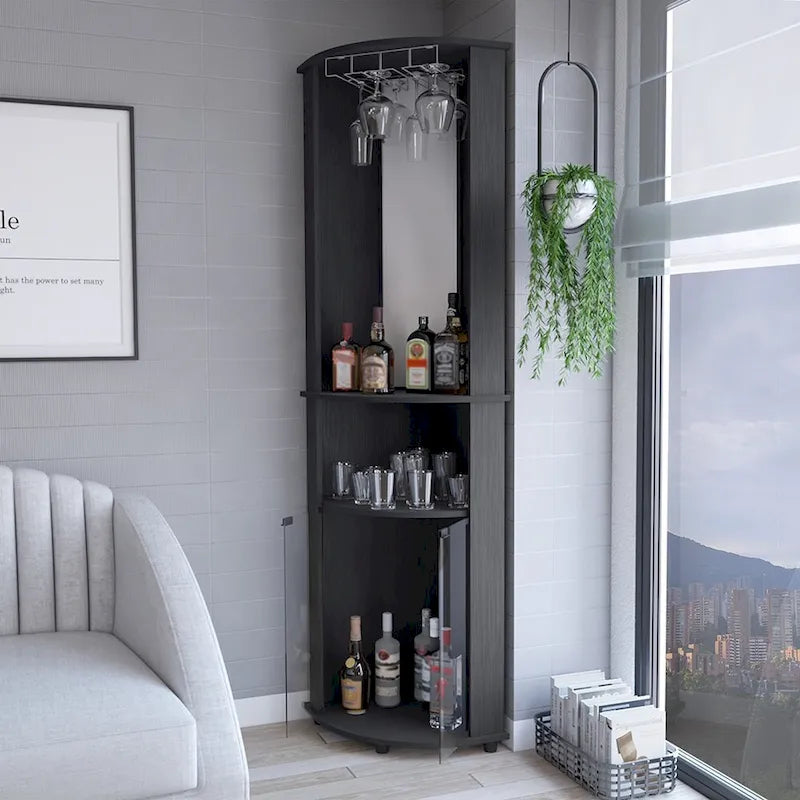 Chicago Corner Bar Cabinet