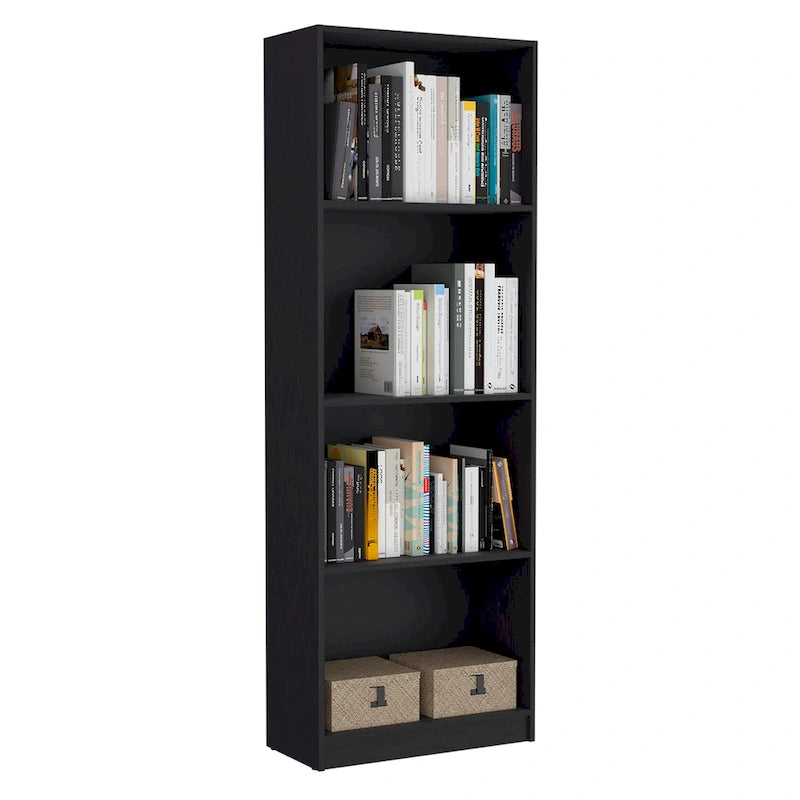 Kenyon 3pc Bookcase set 74 Wide 4-Shelf Double Cabinet