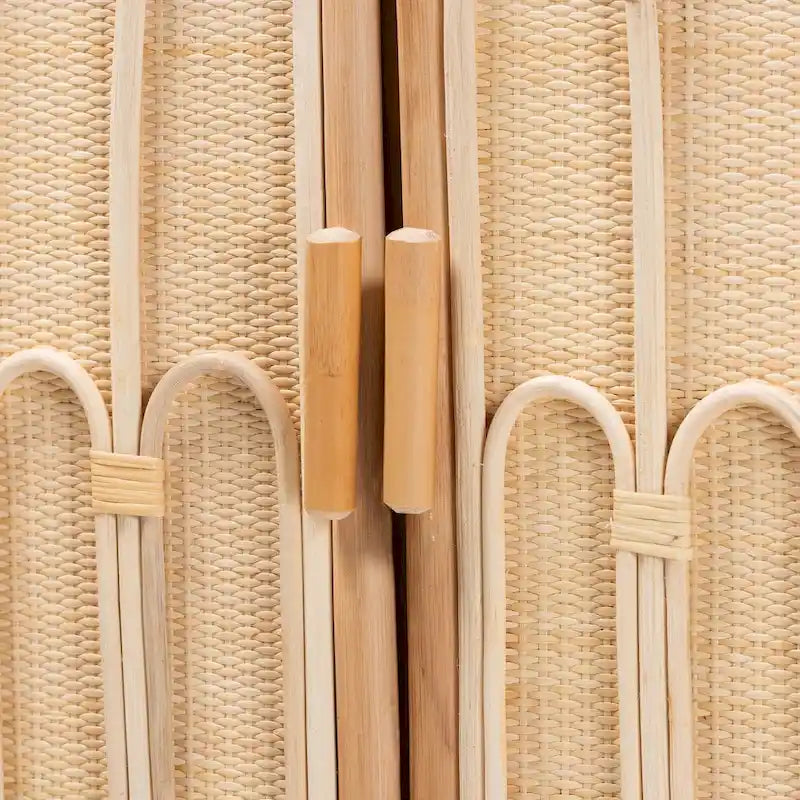 Gitano Bohemian Natural Rattan 2-Door Storage Cabinet