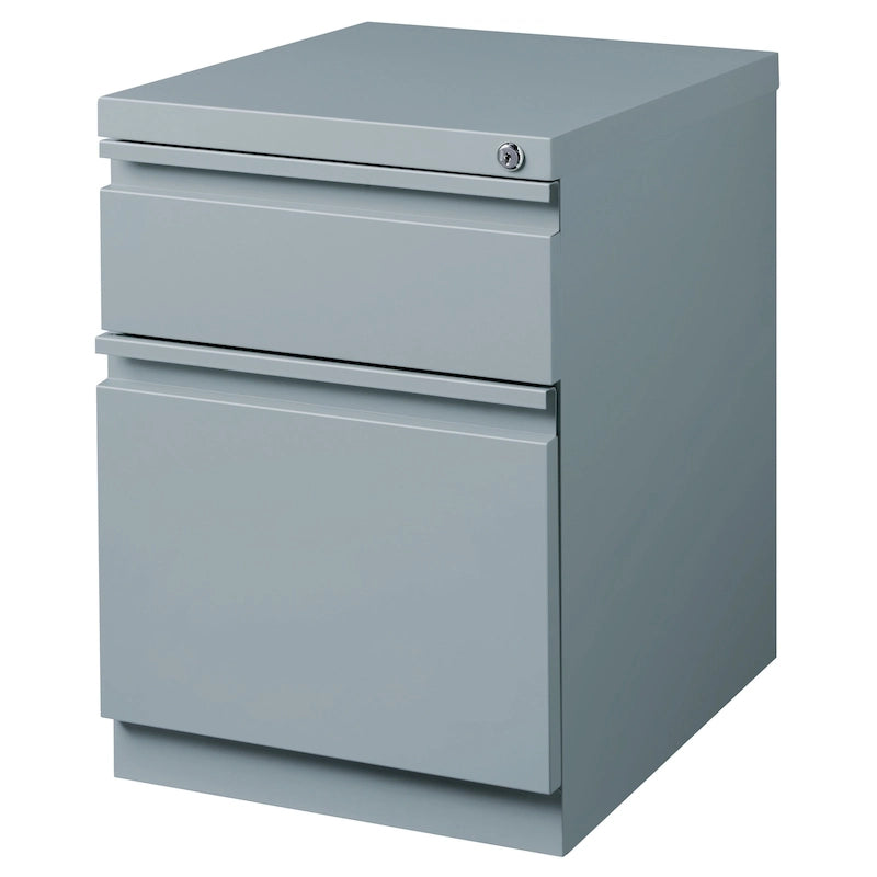 Hirsh 20 D Commercial Mobile Pedestal File Cabinet,1 Box/1 File,Black