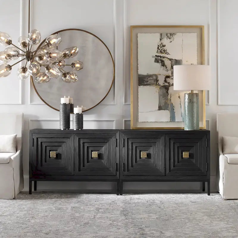 Uttermost Aiken Dark Walnut 2-door Cabinet