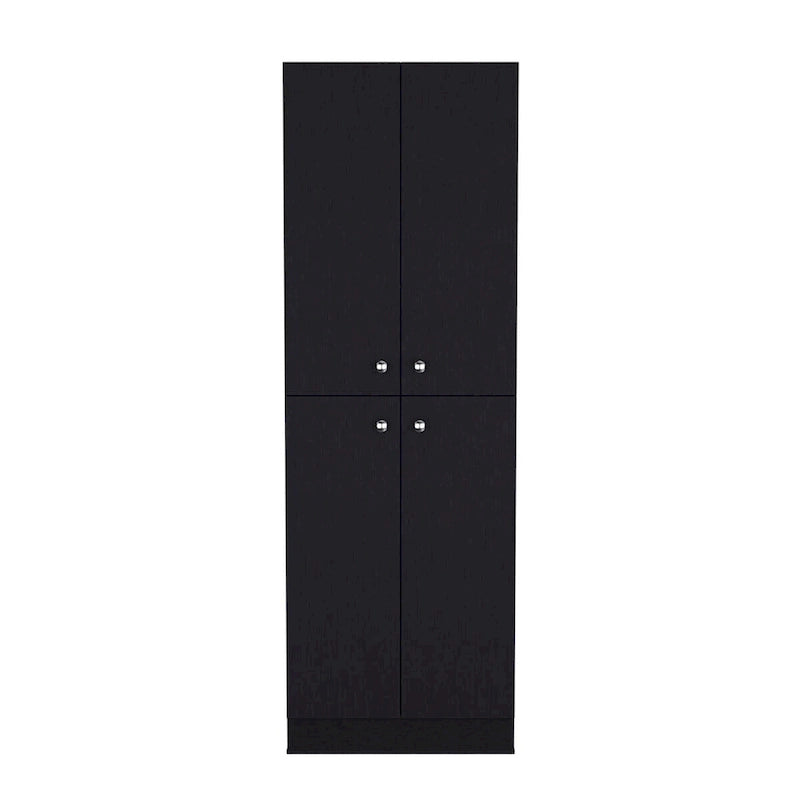 Lynch Kitchen Pantry Storage Cabinet, With 4 Doors, 5 Shelves
