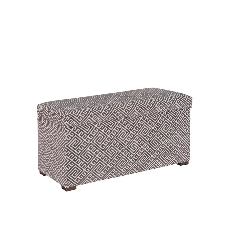 Angela Transitional Wood Storage Bench