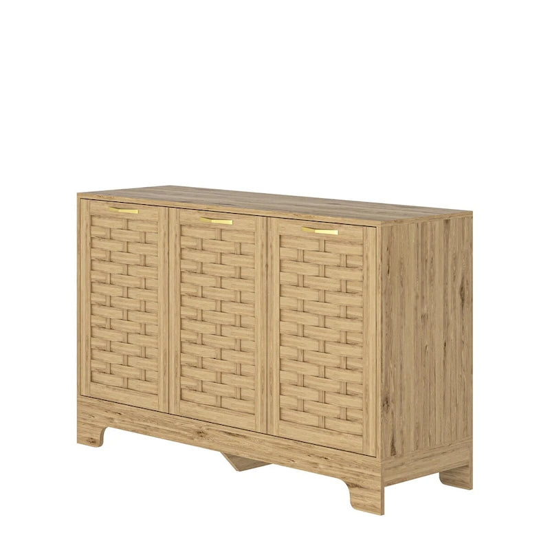 Wood Cabinet with Adjustable Shelf